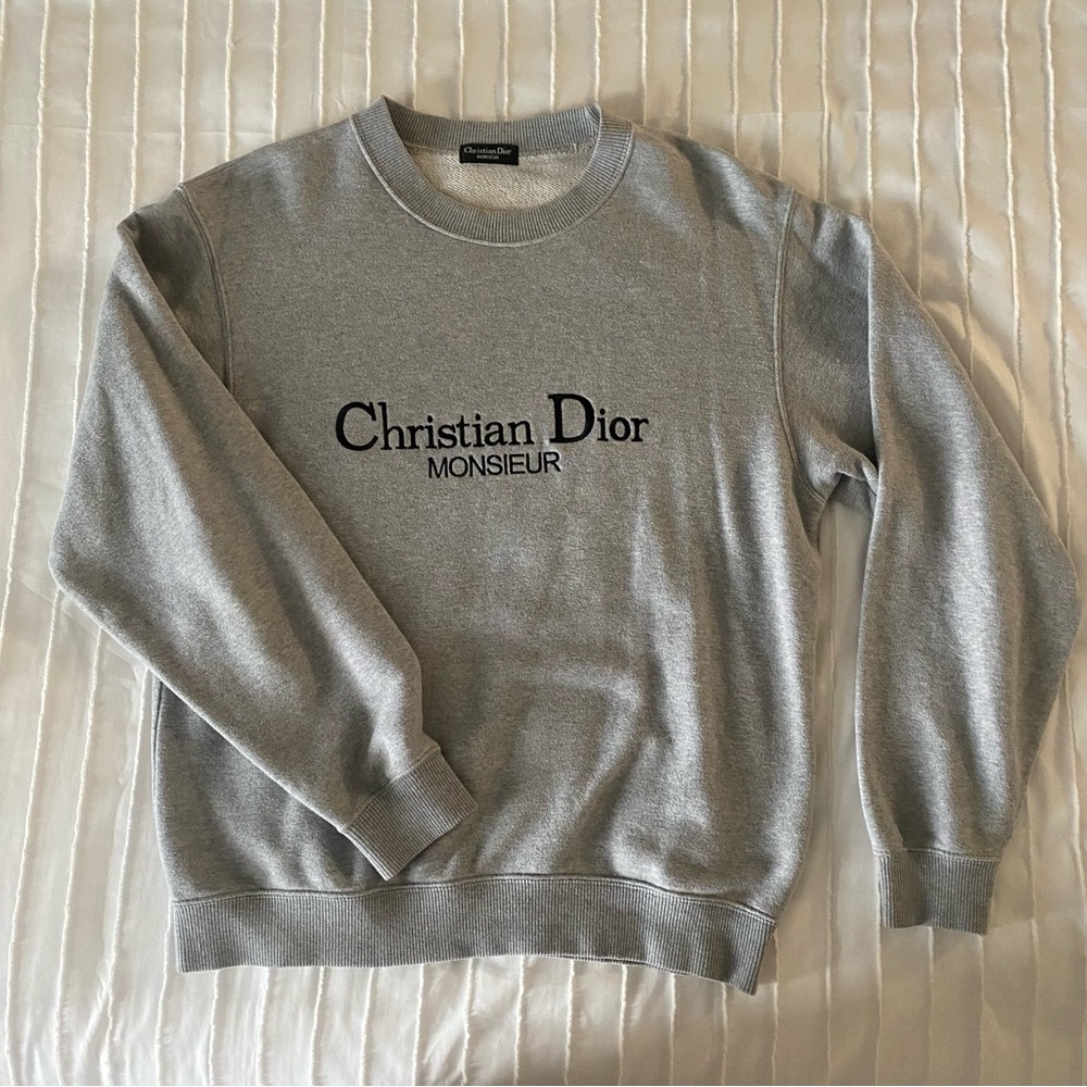 Vintage Dior Embroidered Crewneck Sweatshirt